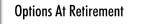 Options At Retirement